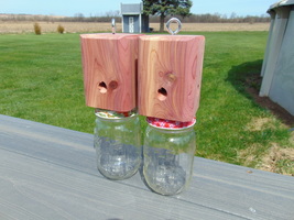 Kentucky Red Cedar carpenter bee trap 100% MADE IN AMERICA - $189.87 MXN
