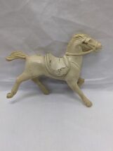 Vintage 1960s White Horse Plastic Toy Figure 3&quot; - $16.73 CAD