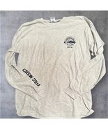Four Seas Crew Long Sleeve T-Shirt 80th Heather-Grey. Unisex - $18.00