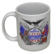 American Civil War Gettysburg Coffee Mug History Souvenir 1863 Union Fla... - £11.08 GBP