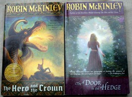 Lot 2 Robin Mc Kinley Tp The Hero And The Crown~Door In The Hedge Ya Fantasy - £9.89 GBP