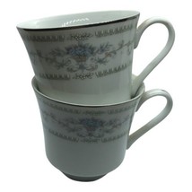 Diane Coffee Tea Cup Fine Wade Porcelain China Footed Japan Blue Flower ... - £11.07 GBP