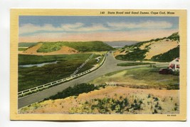 State Road and Sand Dunes Cape Cod Massachusetts - $0.99