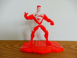 Fun vintage 1998 Kenner JLA Superman Red action figure with stand - £15.80 GBP