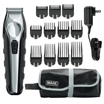 Wahl Lithium Ion Total Beard Trimmer, Facial Hair Clippers with 11 Guide Combs - £35.96 GBP