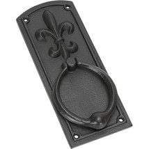 Tecana Door Knocker-Vintage Black - Front Door Heavy Duty Cast Iron Iris... - €30,23 EUR
