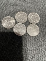 5- Republique Francais 1 Franc Coin Liberte Egalite Fraternite - $36.56 MXN