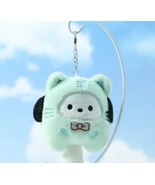 New Without Tags Pochacco Mint Green Cat Outfit Costume Keychain Plush 6.5&quot; - £8.01 GBP