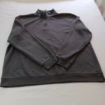 Croft &amp; Barrow 1/4 Zipper Men’s Gray Casual Extra Soft Pullover Sweatshi... - $191.21 MXN