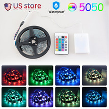 3 Mode Manually Controller 3M Smd 5050 Rgb 90 Led Light Strip Battery Powered Us - £20.37 GBP