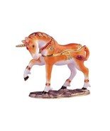 Jeweled Enameled Pewter Unicorn Red Hinged Trinket Ring Jewelry Box Terr... - £21.16 GBP