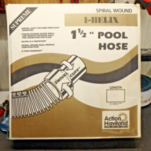 Pool Vacuum Pump Hose 35 Feet 1 1/2&quot; Haviland I-Helix Swivel Cuff Spiral Wound - £63.84 GBP