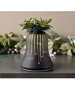 Illuminated Starry Night Bell w/ Leaves and Berries by Valerie in Black - £152.54 GBP