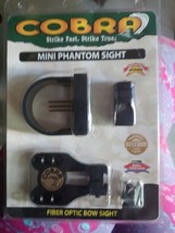 Cobra Mini Phantom Sight Fiber Optic Bow Sight-BRAND NEW-SHIPS N 24 HOURS - £116.41 GBP