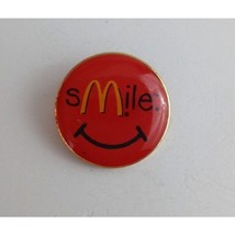 Vintage Smile Red Round McDonald's Employee Hat Pin - $191.41 MXN Vintage Smile Red Round McDonald's Employee Hat Pin - $191.41 MXN
