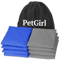 PetGirl Cornhole Bags Premium Weather Duckcloth Cornhole 8 Bean Bags - £18.36 GBP