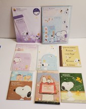 NEW VTG Peanuts Snoopy FIX CLUB stationery note paper items Korea - your... - £7.89 GBP+