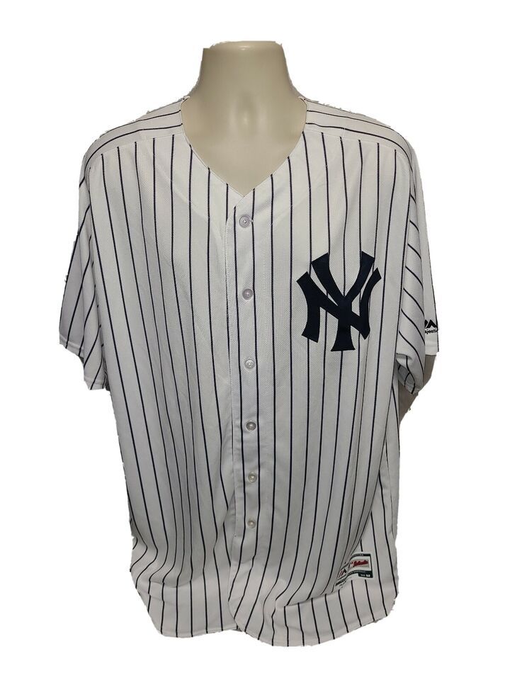 Authentic Majestic New York Yankees Gary Sanchez #24 Adult White Size 52 Jersey - £128.51 GBP