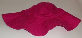 NWT GIRLS baby Gap BRIGHT PINK BUCKET HAT   SIZE S/M - $15.85