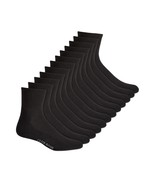 Club Room Men&#39;s Quarter Socks, 12 pack Black OS B4HP - $8.95