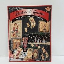 Alma Lynne Designs Christmas Homespun Words of Wisdom Cross Stitch Pattern Book - £6.57 GBP