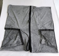Lululemon Vinyasa Black White Wrap Zip Scarf Many Ways Yo Wear - £54.96 GBP