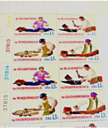 Scott 1717-20 Skilled Hands for Independence 13 Cents 1977 US Stamps - $2.96