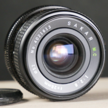 SAKAR MC 28MM 1:2.8 Wide Angle Lens for Canon FD Mount 35mm SLR Camera - £28.63 GBP