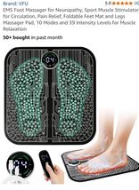 VFU EMS Foot Massager Mat,Foot Stimulator,Improve Circulation, - $8.79