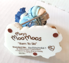 Mary's Moo Moos Enesco Barn to Ski Figurine 101072 In Box 2000 - $15.12