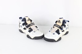 NOS Vtg 90s Adidas Mens 7.5 Spell Out Leather Football Turf Shoes Sneakers AS IS - £68.89 GBP