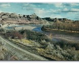 Little Missouri River in Badlands ND UNP Northern Pacific Chrome Postcar... - $2.92