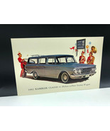 CLASSIC CAR POSTCARD vintage ephemera post card 1962 Rambler classic del... - £10.37 GBP