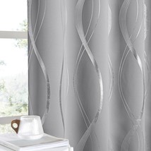 Curtains By Nicetown, 63 Inch Length, 2 Panels, Window Treatment,, Silver Grey - £33.78 GBP