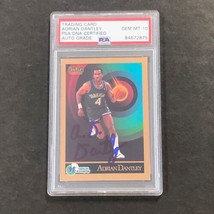 1990-91 Skybox #61 Adrian Dantley Signed Card AUTO 10 PSA Slabbed Mavericks - £55.94 GBP