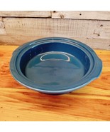 Peterboro Basket Co Stoneware Collection Blue Round Casserole Dish Repla... - £19.65 GBP