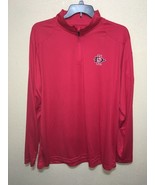 J America Mens RED Long Sleeve T SHIRT 3/4 ZIP SZ XXL NEW - $123.74 CAD