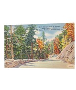 Postcard Skyline Drive In Autumn Near Clingman&#39;s Dome Smoky Mountains Linen - $89.49 MXN