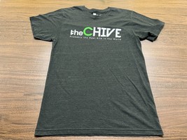 Chive “Probably the Best Site in the World” Men’s Gray T-Shirt - Medium - £9.47 GBP