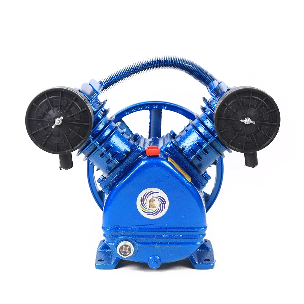 2.2KW 3 V-Style 2 Piston Twin Cylinder Air Compressor Pump Motor Head 115PSI - £380.47 GBP