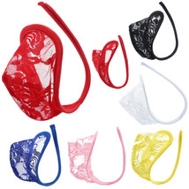 SH Men See Through Sheer Bulge Pouch Bikini G-String Thong Tulle Briefs Lingerie - £3.72 GBP