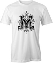 LEAFY M TShirt Tee Short-Sleeved Cotton CLOTHING S1WSA13 - $15.14+