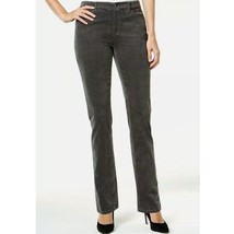 Charter Club Womens Plus 16W Shadow Gray Corduroy Straight Leg Pants NWT DF26 - £22.08 GBP