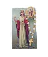 12 Saint Barbara Medal gold plated pin brooch Santa Barbara medalla Pin ... - €12,69 EUR