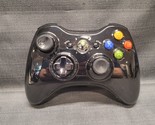 Microsoft Xbox 360 Black Chrome Controller OEM Limited Edition - £31.82 GBP