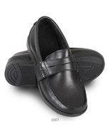 Pedlite Men&#39;s Size 7.5 The Neuropathy Loafers Dress Shoes Black Leather - $64.89 CAD
