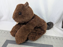 Purrfection by MJC Beaver Plush 12 Inch Brown 1988 Stuffed Animal Toy - $19.95