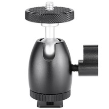 Neewer Mini Ball Head 1/4 inch Screw with Lock and Hot Shoe Mount Adapter Compat - £21.17 GBP