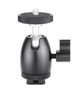 Neewer Mini Ball Head 1/4 inch Screw with Lock and Hot Shoe Mount Adapte... - £21.15 GBP
