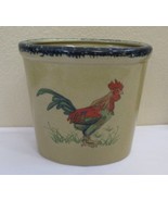 6-3/4&quot; Tall Oblong Utensil Holder Container Chicken Rooster Theme - £11.67 GBP